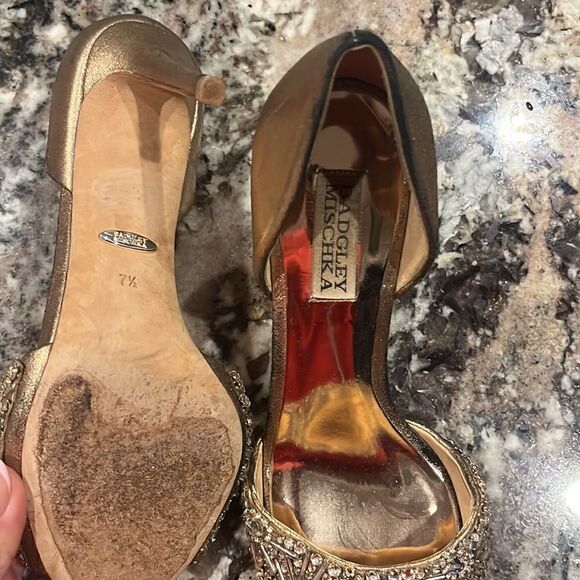 Badgley Mischka Maria Embellished D'orsay Pump - Picture 9 of 9